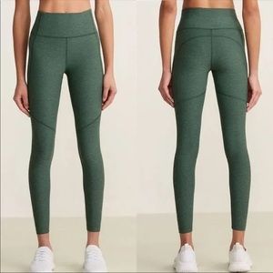 outdoor voices warm up leggings in hunter green